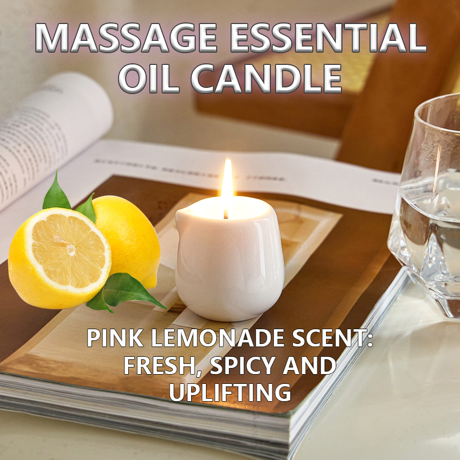 세라믹 마사지 오일 캔들 핑크 레모네이드 프레쉬 시트러 - Massage Candle Melting 리뷰 및 가격