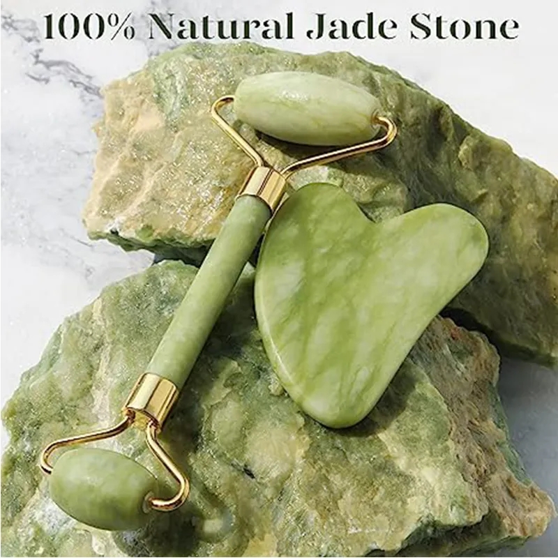 천연 옥 롤러 Gua Sha 마사지 세트 Guasha  - Spa Wellness Locations 리뷰 및 가격