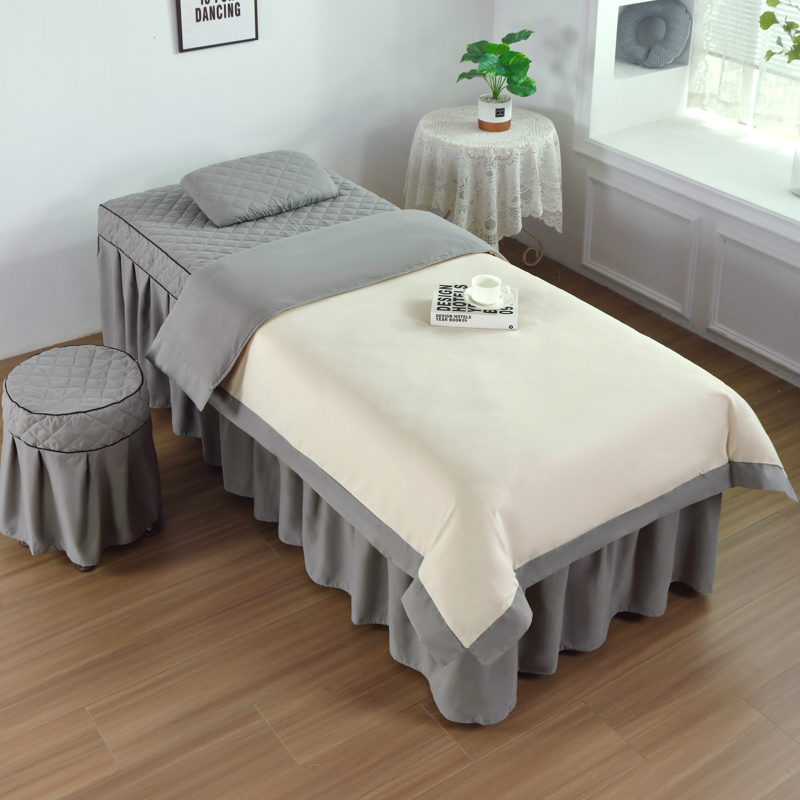 4pcs 로즈 뷰티 살롱 침구 세트 마사지 스파 침대  - Spa Wellness Locations 리뷰 및 가격