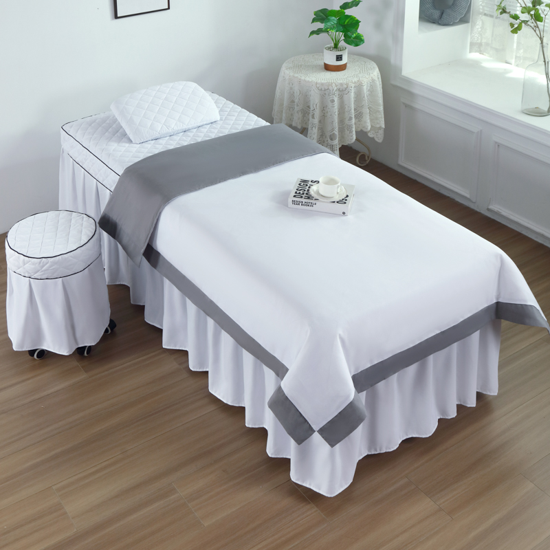 4pcs 로즈 뷰티 살롱 침구 세트 마사지 스파 침대  - Spa Wellness Locations 리뷰 및 가격